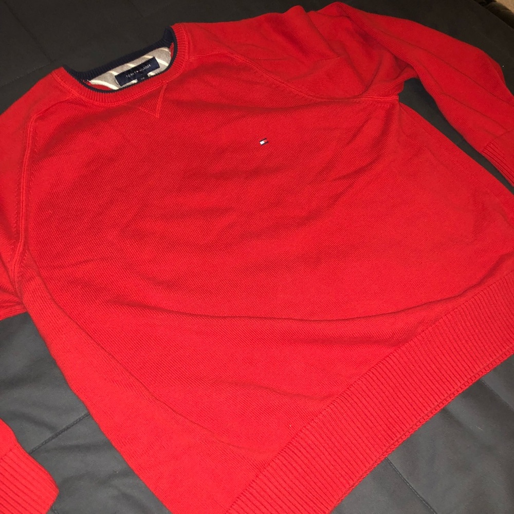 Tommy Hilfiger Red cotton sweater